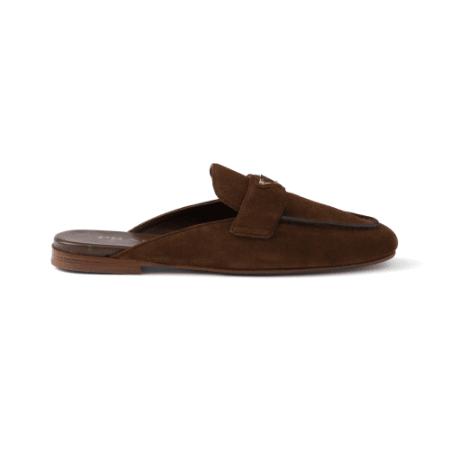 Suede Slippers - Cocoa Brown